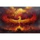 thumbnail image 2 of Cuadros Decorativos Flaming Phenix Full Round Diamond Painting 5D DIY Pictures Dibujo de diamantes de imitación Ndcxsfigh Nuevos Originales, 2 of 9