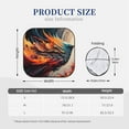 thumbnail image 3 of Sikiie Dynamic Fire Bird Art Print Foldable Car Windshield Sun Visor, Car Window Sunshade Suitable for Sedan, SUV and Truck Car Accessories-Medium, 3 of 6