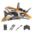 thumbnail image 3 of Avión de control remoto, juguete, hobby, planeador RC, el mejor regalo, avión RC de vuelo estacionario automático. naranja, 3 of 9
