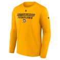 thumbnail image 2 of Men's Fanatics  Gold Pittsburgh Penguins Authentic Pro Core Primary Long Sleeve T-Shirt, 2 of 3