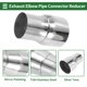 thumbnail image 4 of Adaptador de tubo de escape Mandrel de Unique Bargains, reductor concéntrico para tubo de escape de automóvil, adaptador de tubería de acero inoxidable T304 tono plateado, de 2.75'' OD a 3.5'' OD, 4 of 7