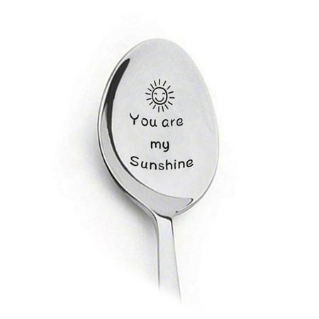 

QWANG Stainless Steel Coffee Spoon Personalized Lettering Couple Gift Tableware