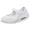 White, variant on Womens Breathable Walking Shoes Granny Mary Jane Flat Sneakers Summer Outdoor Memory Foam Low Wedge Shoe for Sports 8 Pink