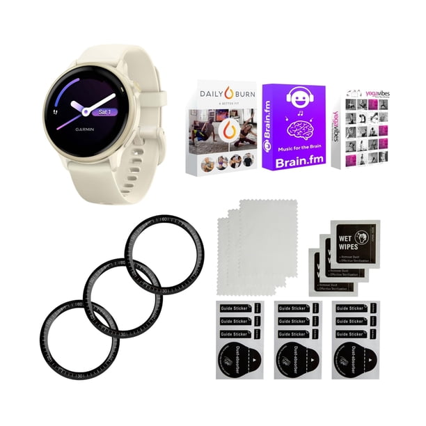 Paquete Smartwatch Garmin vivoactive 6 Lunar Gold