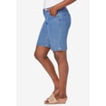 thumbnail image 3 of Jessica London Women's Plus Size Classic Cotton Denim Shorts, 3 of 4