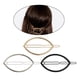 thumbnail image 1 of 3 Unidades Horquilla de cabellero Hueca Abrazadera de Cabello Forma Geométrica Clip de Aleación Herramienta de Peinado para Chica Hugo Horquilla geométrica para mujer, 1 of 10