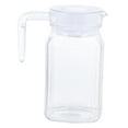 thumbnail image 4 of PTOOTP 1Pcs Clear Plastic Water Bottle Large Opening Handle Design For Cold Drink 600ML, 4 of 8
