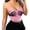 Pink, variant on Bodycon Crop Top Hand Print Gothic Close Fit Low Cut Camisole Clubwear