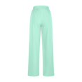 thumbnail image 5 of ibuvkizy Sweatpants Women with Pockets,Women Fashion Trousers Full Pants Casual Drawstring Straight Solid Color Loose Casual Wide Leg Pants Mint Green,S, 5 of 6