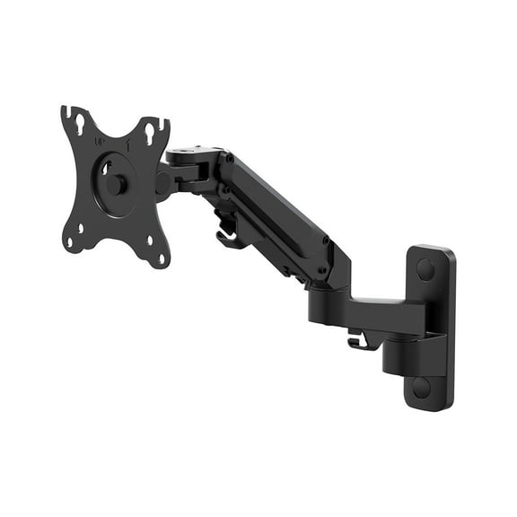 Monoprice 2-Segment Wall Mount For Monitors Up To 27 Inch | Adjustable Gas Spring - Workstream Collection