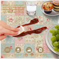 thumbnail image 6 of Pioneer Flower Floral Print Pattern Round Tablecloth 60 X 60 Inch, Wrinkle Resistant Wipeable Table Cloth for Kitchen Dining Picnic Patio Party, 6 of 6