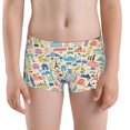 thumbnail image 5 of Yiaed Famous Places Print Boys' Boxer Briefs Cotton Casual Stretch Comfort Boys Boxers - Kids Boxer Briefs Underwear for Boys (6-18)-XX-Small, 5 of 5