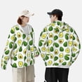 thumbnail image 5 of Picia Avocado1 Women's Men's UPF 50+ Sun Protection Hoodie Shirt Long Sleeve SPF Fishing Outdoor UV Hiking Lightweight Shirts-XX-Large, 5 of 9