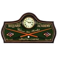thumbnail image 2 of RAM Gameroom Products Pub Sign with Clock, Billiard Academy - Welcome New Members, 2 of 3