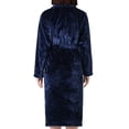 thumbnail image 4 of Cotton Paradise Mens and Womens Robe, Warm Fleece Unisex Bathrobes, Soft Plush House Robes, X Small-Small, Navy Blue, 4 of 7