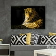 thumbnail image 2 of wall26 Canvas Wall Art - A Leopard from Black Background - Giclee Print Gallery Wrap Modern Home Art Ready to Hang - 24x36 inches, 2 of 4