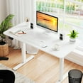 thumbnail image 2 of Costway 48" x 24" Whole Piece Table Top with Safe Rounded Corners for Home Office Desk DIY White, 2 of 9