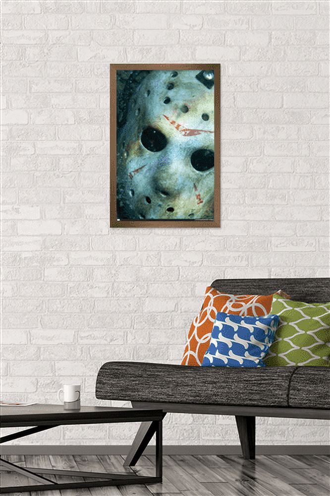 Friday the 13th - Underwater Wall Poster, 14.725" x 22.375", Framed