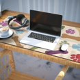 thumbnail image 3 of Long Mouse Pads for Desk,Paw Prints and Bones Desk Mats on Top Of Desks, Desk Mouse Pad Extra Large with 3mm Non-Slip Base and Stitched Edge for Gaming,Office,Work,Home 35.4"x15.7", 3 of 6