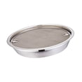 thumbnail image 1 of Red de drenaje de aceite Bandeja para hornear Colador Bandeja de drenaje de malla Colador de malla Freidora resistente plata, 1 of 9