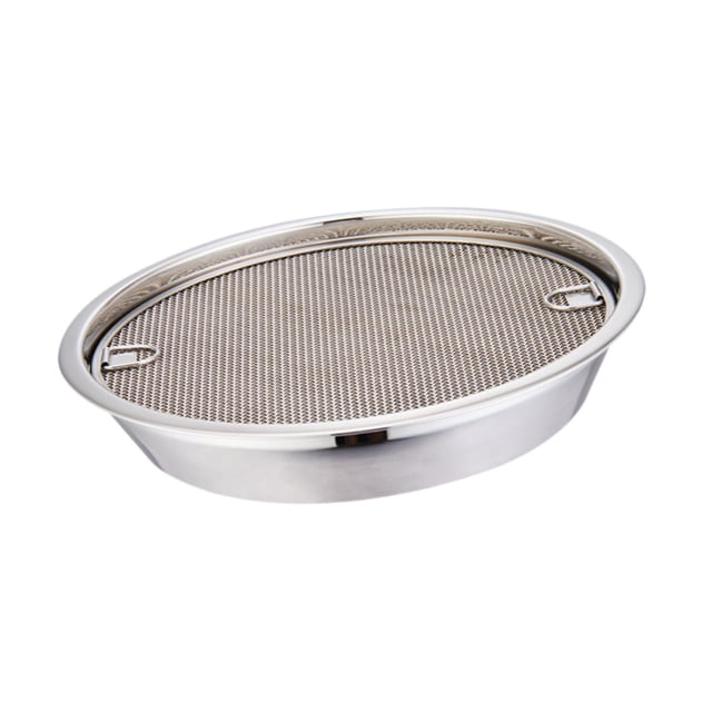 Red de drenaje de aceite Bandeja para hornear Colador Bandeja de drenaje de malla Colador de malla Freidora resistente plata