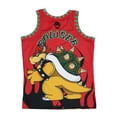 thumbnail image 2 of Bowser Castle Super Mario Men's Headgear Classics Embroidered Basketball Jersey (XX-Large, Red), 2 of 2