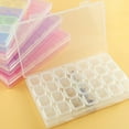 thumbnail image 2 of OUSITAID 5D Jewelry Box Organizer Box Storage Case Diy  Painting Drill Rhinestone Bead 56 Grid Transparent Container, 2 of 9