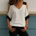 thumbnail image 1 of DPTALR T-Shirt à Manches Courtes et Manches Courtes Femme Été, 1 of 6