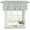 Turquoise, variant on Spring Flowers Curtain Valances for Windows, Kitchen Valance Window Treatments Panel 2 Pack, Farmhouse Sage Green Pastoral Floral Leaf Rod Pocket Short Curtains for Bathroom Bedroom 54 x 18 Inch