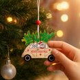 thumbnail image 5 of DefiDgd Wooden Car Christmas Hanging Ornament,Painted Wood Hanging Decor for Christmas Tree Mantel Wall Window Holiday Party Home Display, 5 of 6