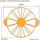 thumbnail image 2 of Tortenschneider 12 Portion Cutter for Baking, Enables Even Cake Slicing with DoubleSided Operation for Better Usability (Orange), 2 of 5