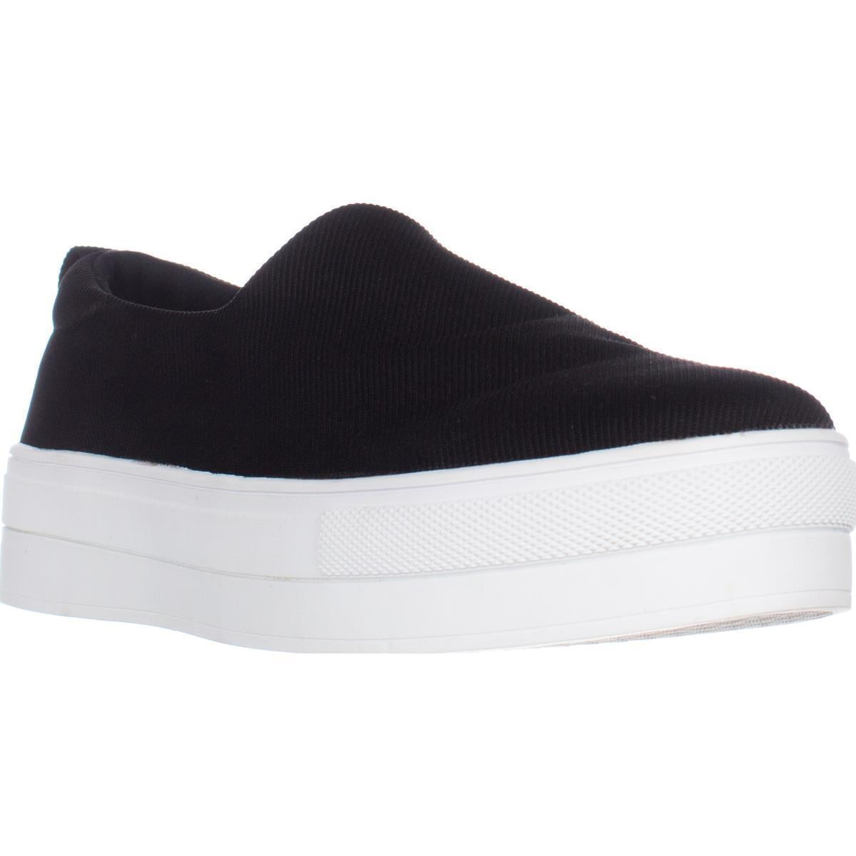 Womens Kensie Deon Platform Slip On Fashion Sneakers, Black