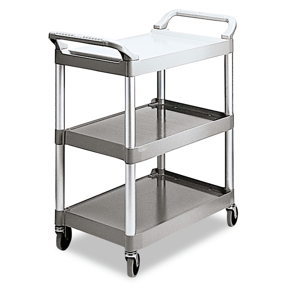 Rubbermaid Commercial Products Flat Shelf Utility Cart Rmc2609 for sale online 