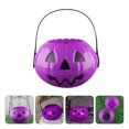 thumbnail image 3 of Weiweiguan 2pcs Portable Pumpkin Buckets Halloween Decorations Pumpkin Shape Containers, 3 of 6