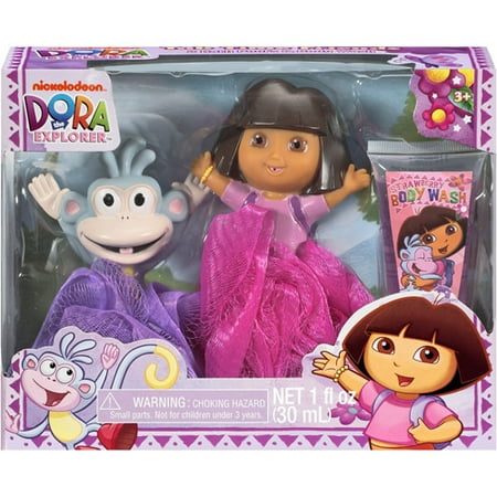 Nickelodeon Dora the Explorer Tub Time Friends Strawberry Bath Set