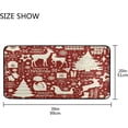 thumbnail image 3 of Coolnut Christmas Kitchen Rug, Anti Fatigue Kitchen Floor Mat, Non Slip Waterproof Long Standing Kitchen Mat, 39" x 20", 3 of 7