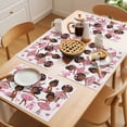 thumbnail image 5 of Cute Dancers Placemats Set&nbsp;of&nbsp;8 Pink Ballet Shoes Butterflies Cartoon Character Heat Insulation Washable Place Mats, Non-Slip Table Mats for Dining Table Party Kitchen Decor,13x19 Inch, 5 of 9