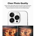thumbnail image 3 of Ringke Camera Lens Frame Glass [Individual Lens Covers] Compatible with iPhone 15 Pro Max Camera Lens Protector, Tempered Glass Covers and Aluminum Alloy Frames - Black, 3 of 8