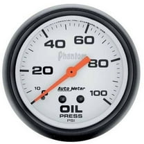 AUTO METER 5821 2-5/8IN OIL PRESS, 0-100 PSI, MECH, PHANTOM