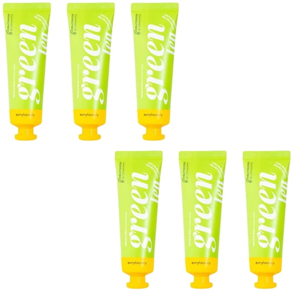 AVRYBEAUTY Juego de loción de manteca de karité y té verde 1.5 oz. - Paquete de 6 lociones de manteca de karité para pieles secas, crema de manos vegana para mujeres y hombres