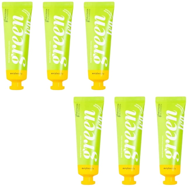 AVRYBEAUTY Juego de loción de manteca de karité y té verde 1.5 oz. - Paquete de 6 lociones de manteca de karité para pieles secas, crema de manos vegana para mujeres y hombres