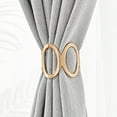 thumbnail image 2 of Cortina ACaja Delicada Hollow Circle Circina Cortina Prime Cortina TIEBACK Clip, 2 of 5