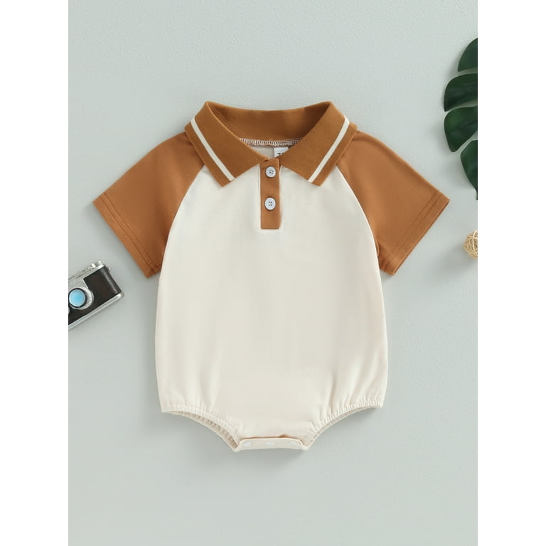 Newborn collared sale onesie