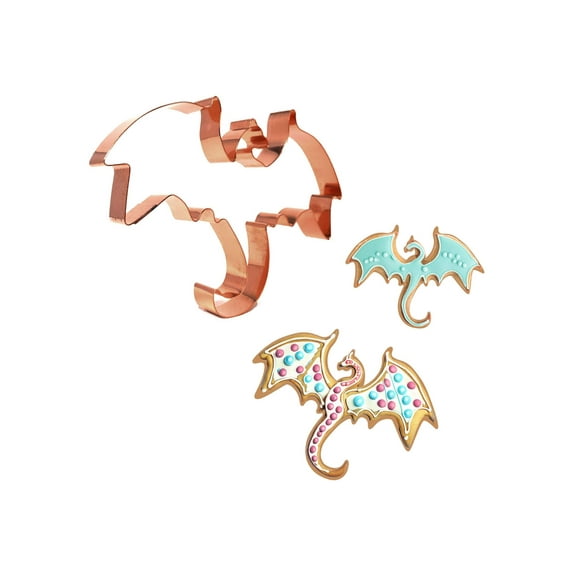 Mythical Flying Dragon Cookie Cutter 6.25 X 4.25 inches