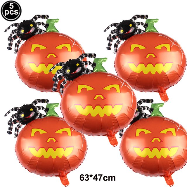 Globo de bruja y mago para Halloween, calabaza amarilla, fantasma, mamá, suministros de decoración para fiesta de Halloween, juguete para niños