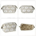 thumbnail image 4 of Vocoste 1 Pc Women Travel Makeup Bag for Business Travel Vacation Gym Khaki Nylon, 4 of 4