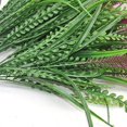 thumbnail image 5 of Nvzi Plantas artificiales de plástico resistentes a los rayos UV para exteriores, arbustos verdes de imitación para decoración del hogar, 8 unidades, color morado claro, 5 of 5