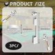 thumbnail image 3 of Billiard Cue Clamp 3 Pcs Pool Cue Tip Clamp Alloy Cue Stick Tip Repair Kit For Billiard Table Cue T Banmo, 3 of 5