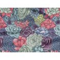 thumbnail image 6 of oneOone Rayon Dusty Blue Fabric Florals Diy Clothing Quilting Fabric Print Fabric By Yard 56 Inch Wide, 6 of 8