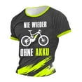 thumbnail image 3 of Funny Saying Men's T Shirt Never Underestimate An Old Man with An E Bike Humor Tee for Daily Wear, 3 of 3